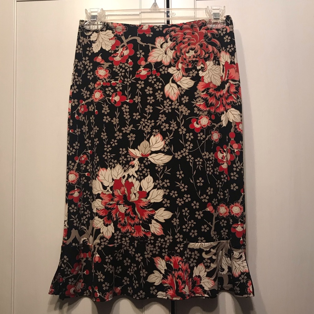 BCBG Floral Skirt